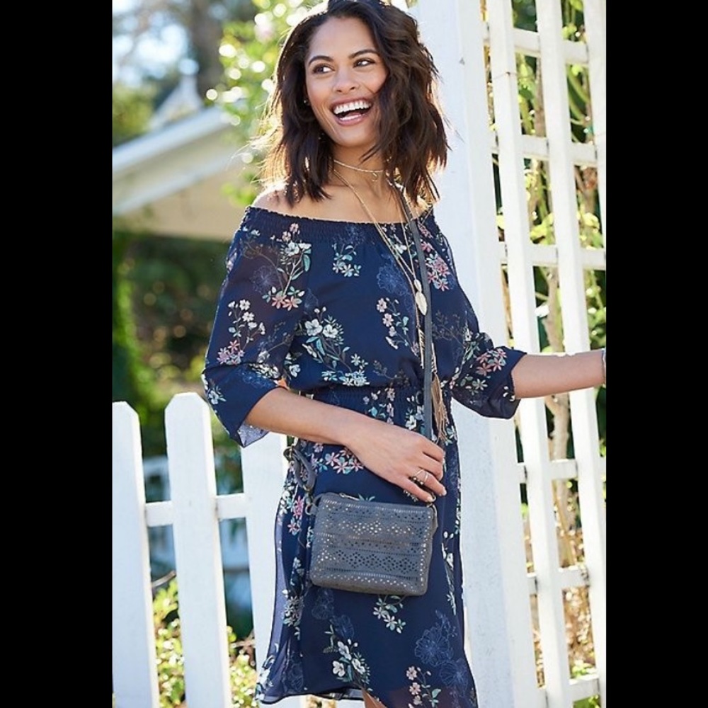 Maurices | Off The Shoulder Floral Dress (Like New)